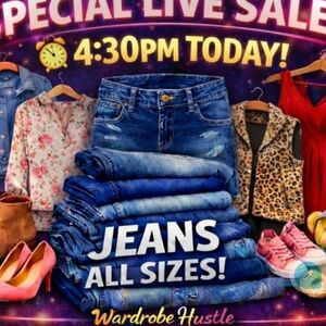 Jeans ,Tops NWT , Thrifty Items In All Sizes